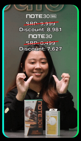 Infinix与达人合作推广新品，来源：TikTok for Bussiness