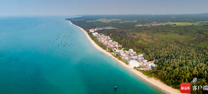 临高优美的海岸线。临高融媒体供图