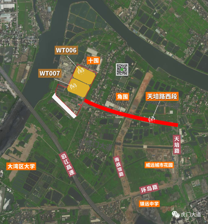 ▲地块位置示意图（单击看大图，供参考）