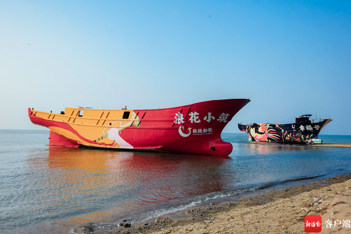 临高慢城生态赶海公园。记者 林文泉 摄