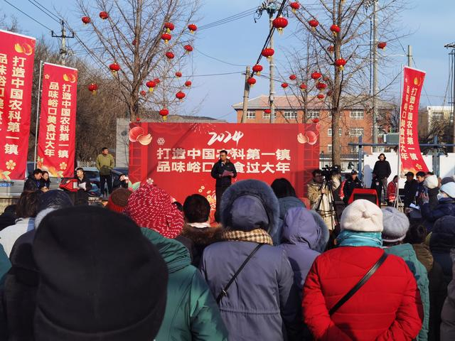 平谷区峪口镇“峪口美食过大年”活动现场。 新京报记者曹晶瑞 摄