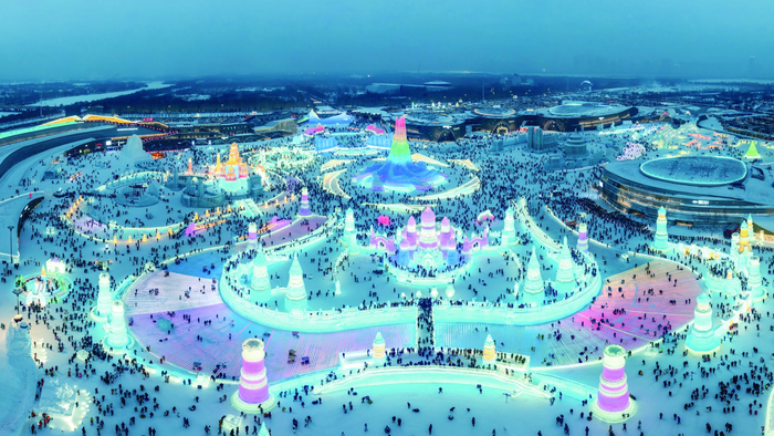哈尔滨冰雪大世界（视觉中国）