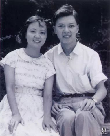 胡和生与谷超豪 “复旦大学”微信公号 图