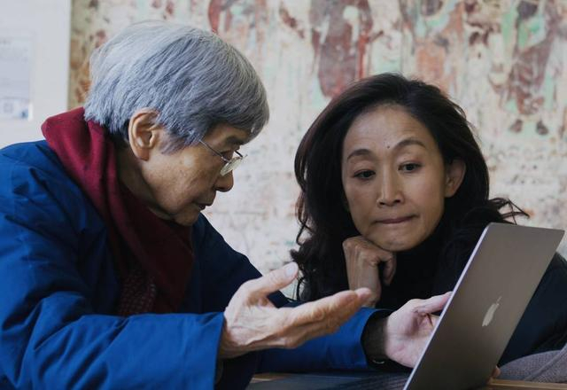 △樊锦诗与陈瑾（图片由苗月提供）