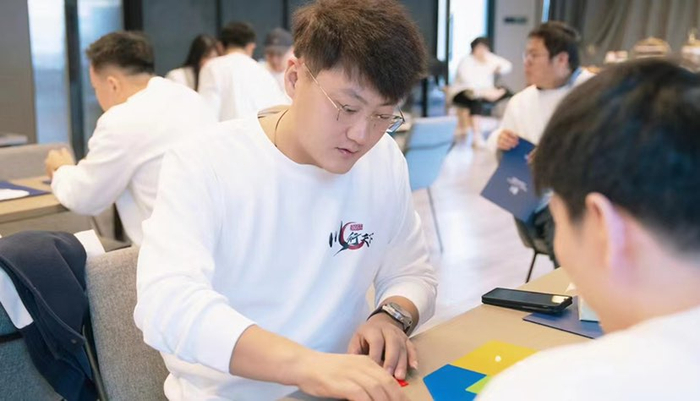 郭洪凯正在参与电商培训