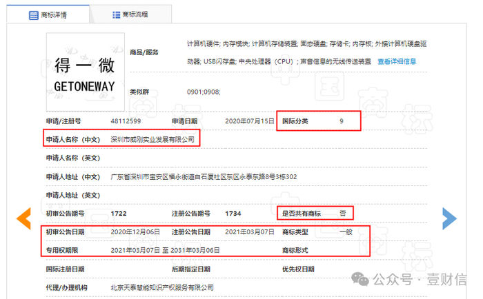 （截图来自知识产权局官网）