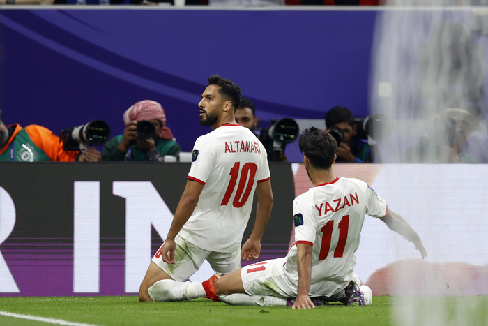 塔马里（左）和奈马特时约旦队的锋线双星 图据IC photo