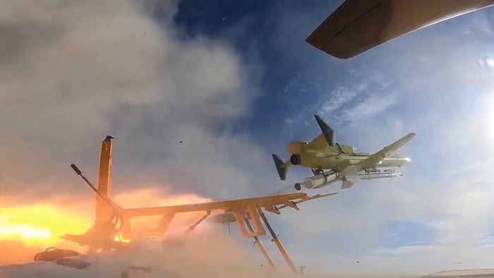 （资料图）伊朗无人机助推起飞