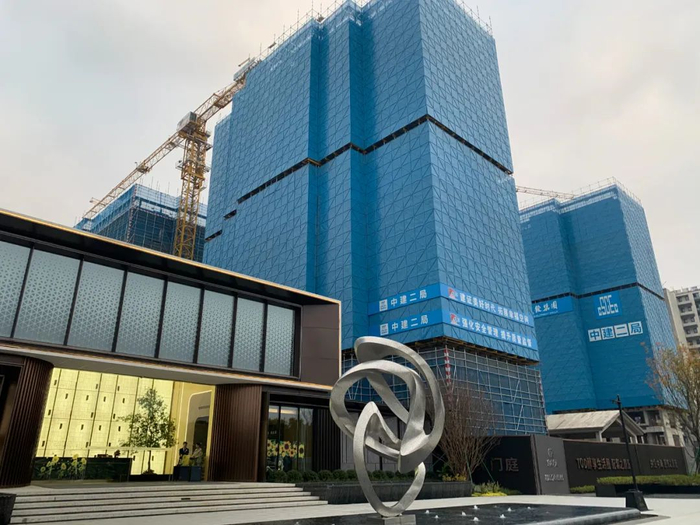 ▲鼎盛华庭项目 图片来源：每经记者 包晶晶 摄