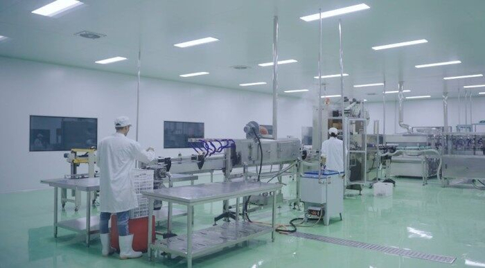 加工生产线。（图片由茨榆山乡提供）