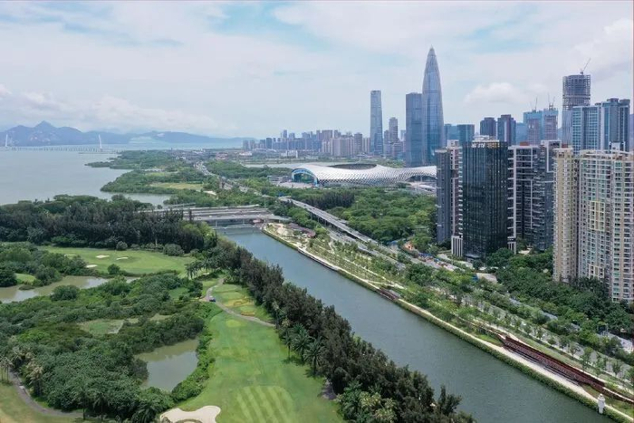 大沙河生态长廊。图源：深圳晚报记者 陈玉/摄