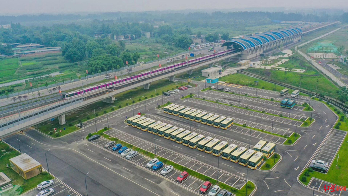 ▲华桂路站（P+R）停车场