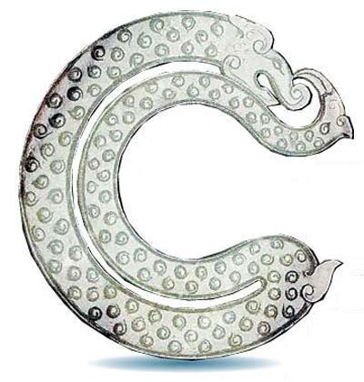 玉龙凤纹佩（明） 资料图片