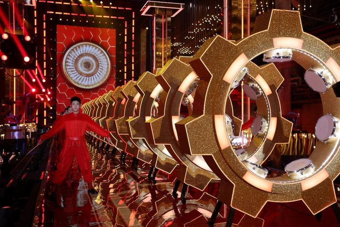 建党百年大鼓 齿轮鼓