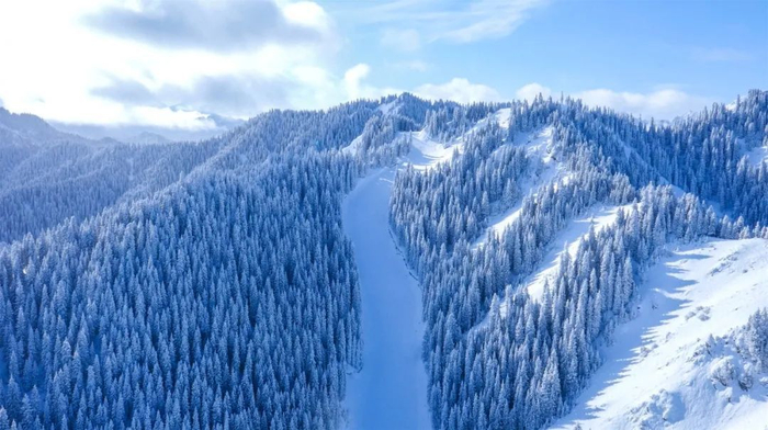 冬日乌鲁木齐南山风景区。新疆雅辞文化供图