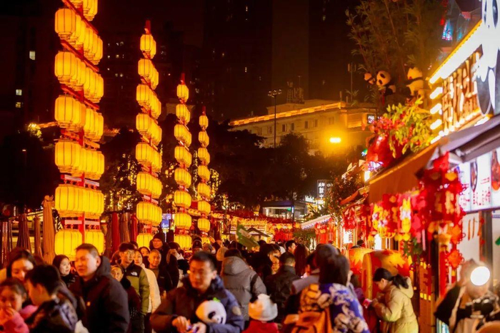 夜游锦江东门码头