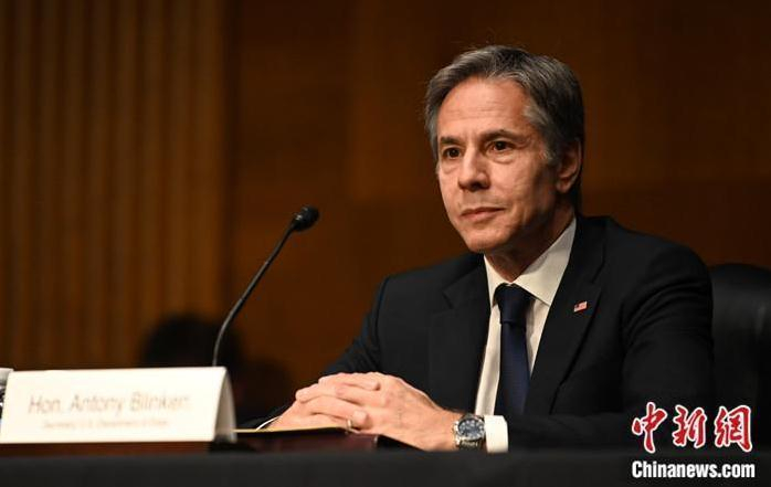 资料图：美国国务卿布林肯。