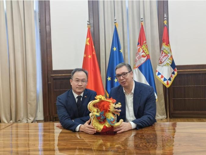 图片来源：中国驻塞尔维亚大使馆微信公众号
