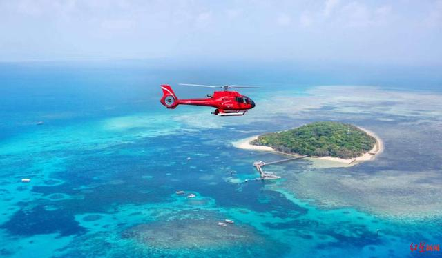 ▲乘客可乘坐直升机观赏风景 受访者供图