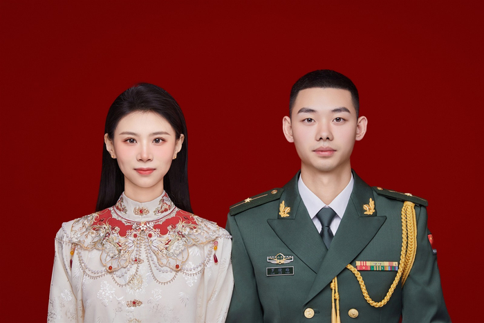 16对军人结婚照太甜了,赶紧点赞吧!|结婚|陆军_新浪新闻