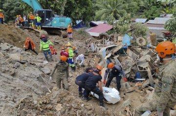 菲律宾金达沃省山体滑坡事故死亡人数升至55人