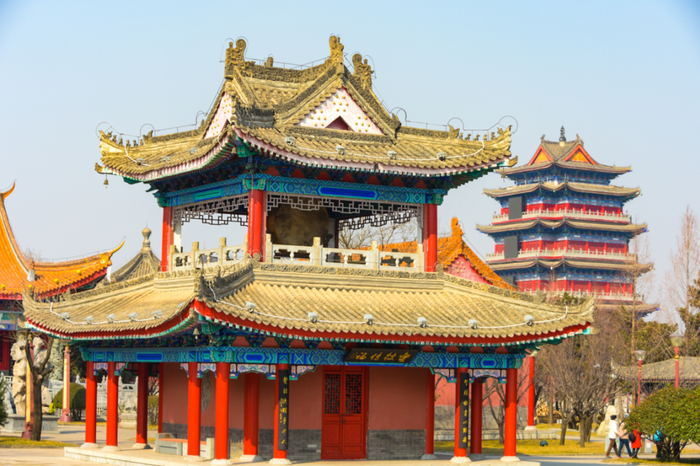 西安周至赵公明财神文化区|图源：图虫创意