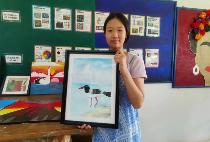 杜璇的大女儿在泰国清迈。杜璇供图