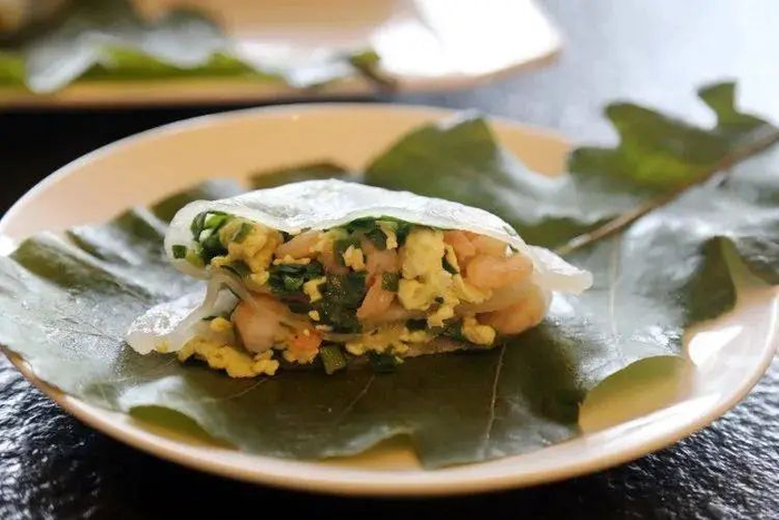 桲椤叶饼。源于河北旅游微信公众号