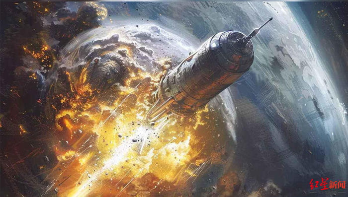 ▲太空核武器可能导致的场景