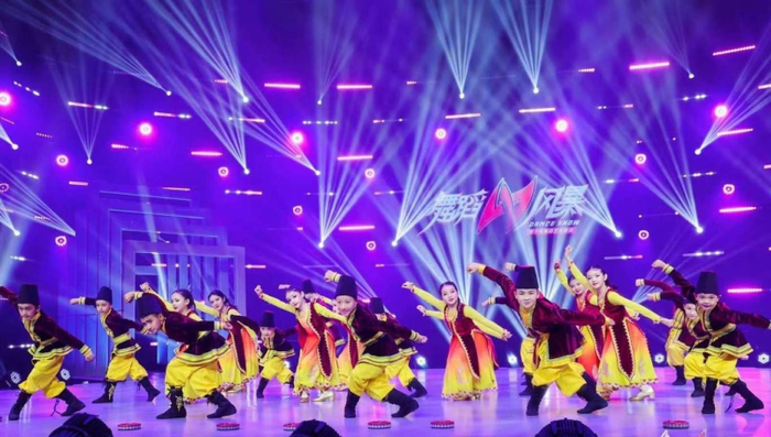 2月1日，孩子们在北京参加比赛。迪里胡莫尔·玉素甫供图