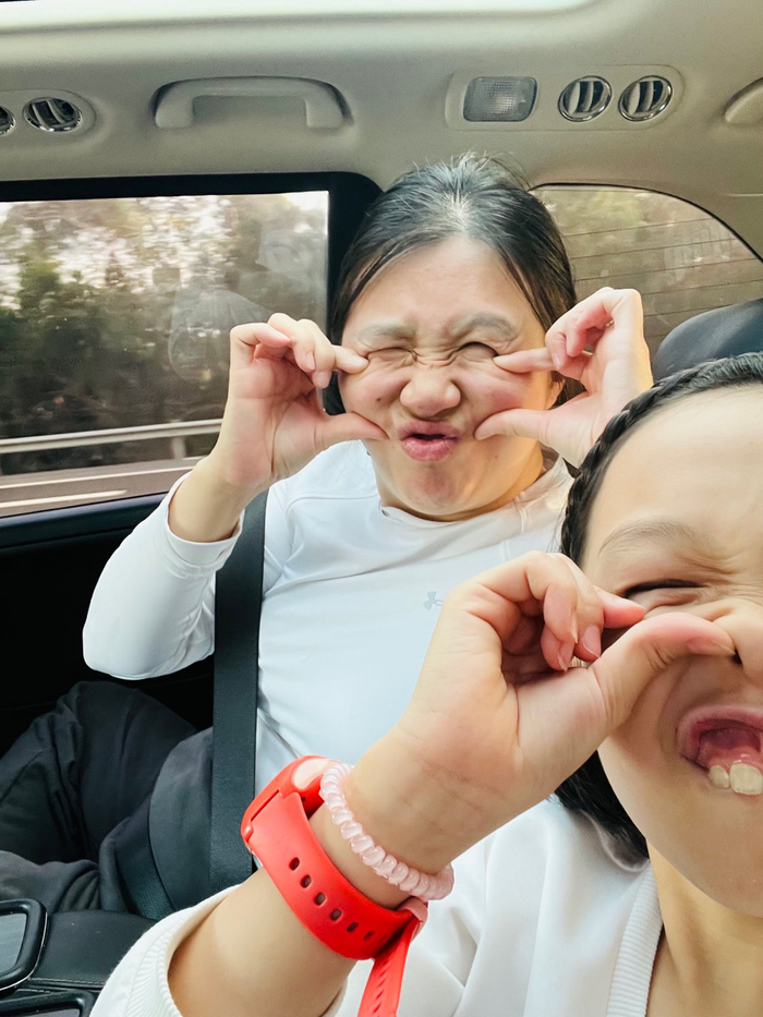 返程路是陈惟之一家人难得的聊天时光。本文图片均为 受访者 供图
