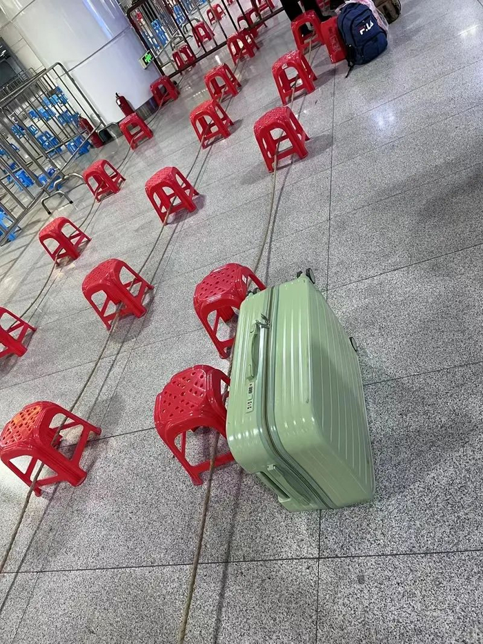 铁路上海站旅客临时安置区