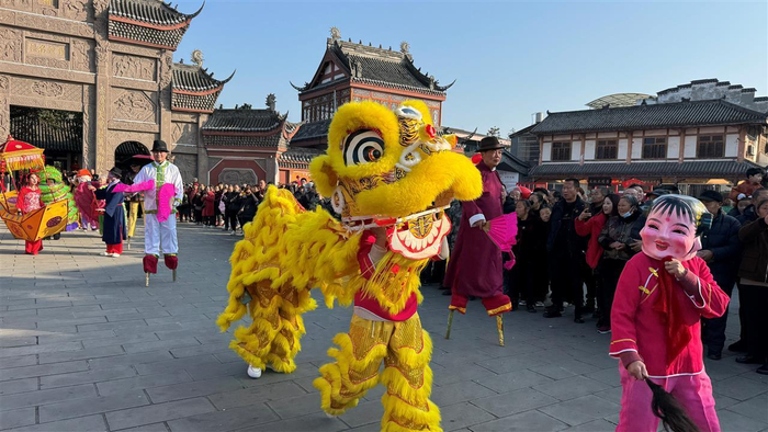 ▲孝泉上九会现场