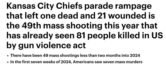 【世界说】不到两个月81人丧命大规模枪击！美媒：美国国会对枪支暴力视而不见令民众深陷折磨