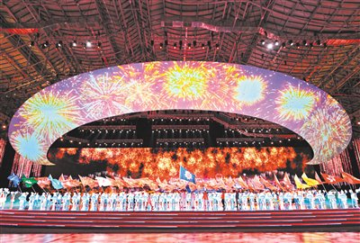 开幕式现场。草原全媒·正北方网记者 马建荃 摄