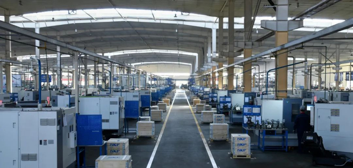 河北鑫泰轴承锻造有限公司智能化生产车间。企业供图