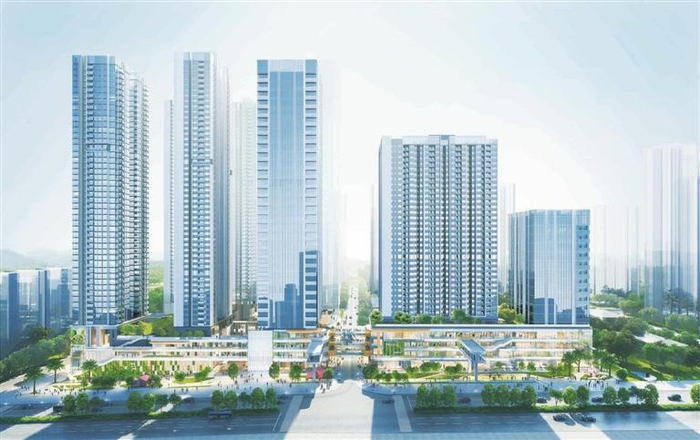     塘城NEXT TOWN效果图。