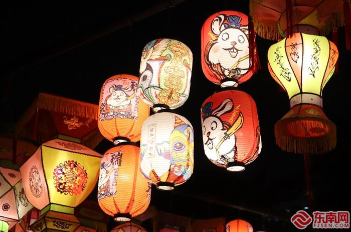 各式各样的花灯 东南网记者陈巧玲 摄
