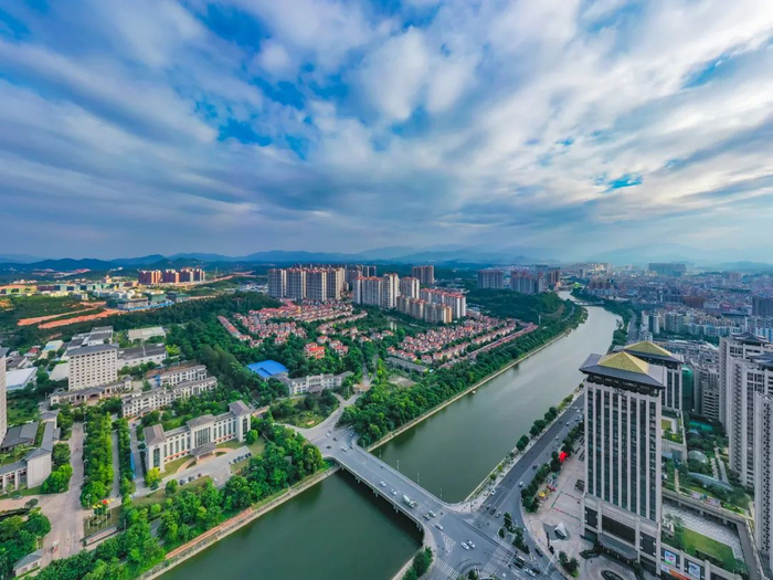 美丽的新兴城区