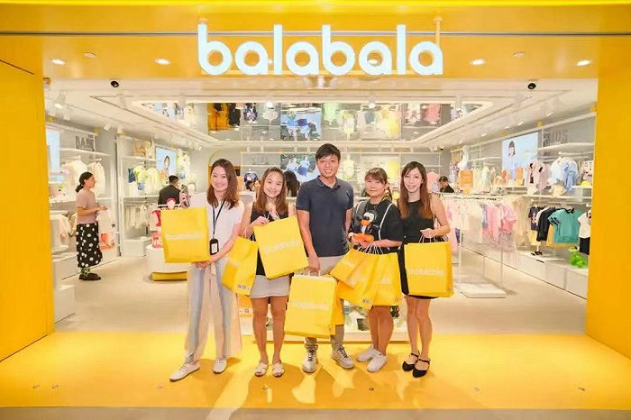 2023年12月开业的巴拉巴拉新加坡首店  图片来源：“森马资讯”公众号