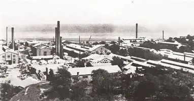 大连建新公司所属炮弹厂原貌。