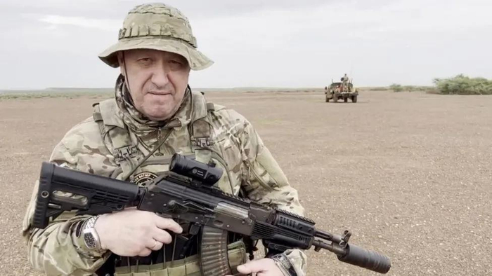 ▲坠机前一天，普里戈任曾在非洲公开现身