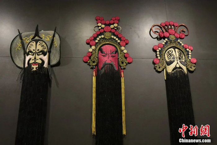 闻名遐迩的草编京剧脸谱系列。大名县委宣传部 供图