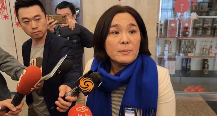 ▲金门县民代陈玉珍 图源：台湾《联合报》