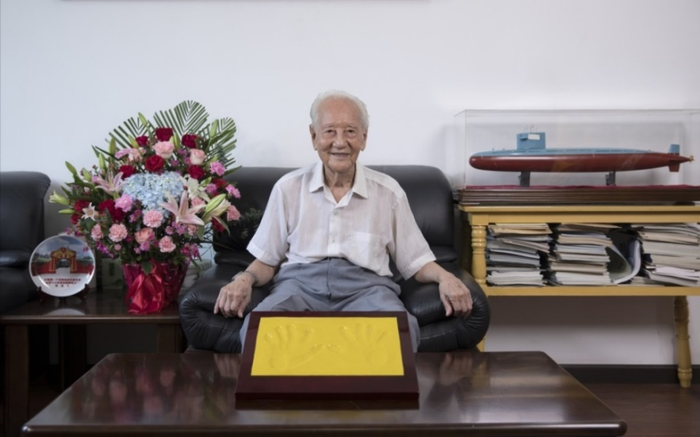 黄旭华院士（项目组供图）