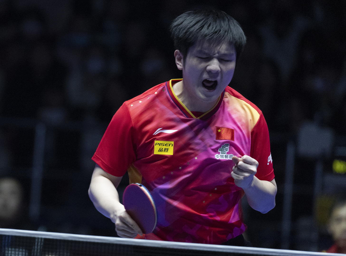 樊振东在决赛中挽救盘点 图据视觉中国
