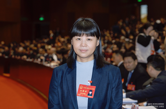 （广东省人大代表、中国平安财产保险股份有限公司总经理助理丁珂珂  受访者供图）