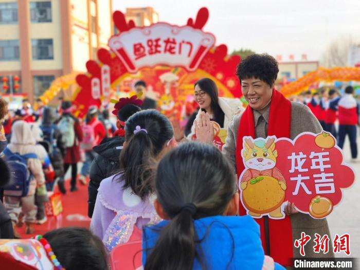 莱芜区胜利小学开学仪式。莱芜区委宣传部供图