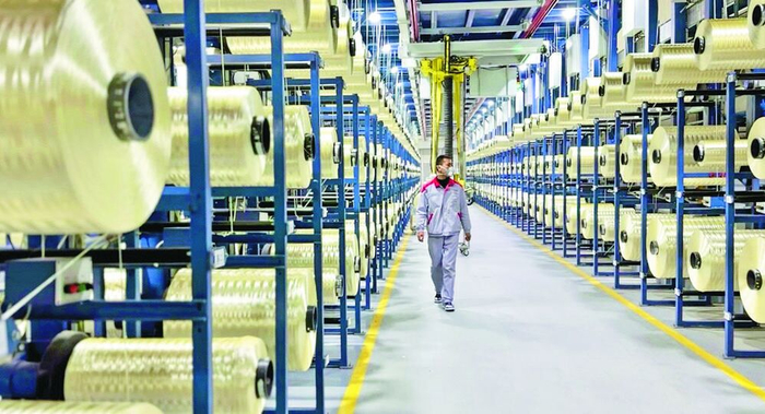 碳纤维生产线。刘祎 摄