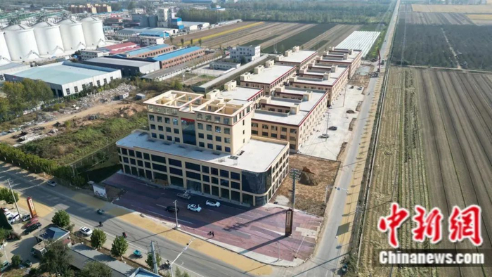 郯城县红花镇中国结产业园。郯城县委宣传部供图